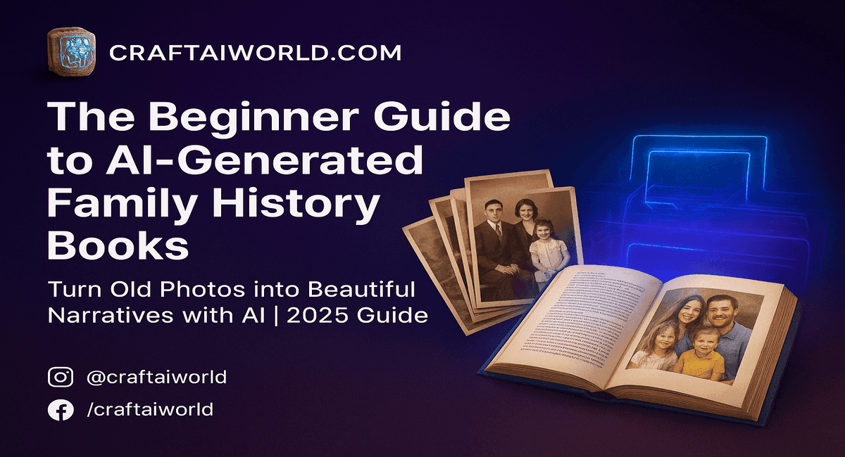 The Beginner Guide to AI-Generated Family History Books
