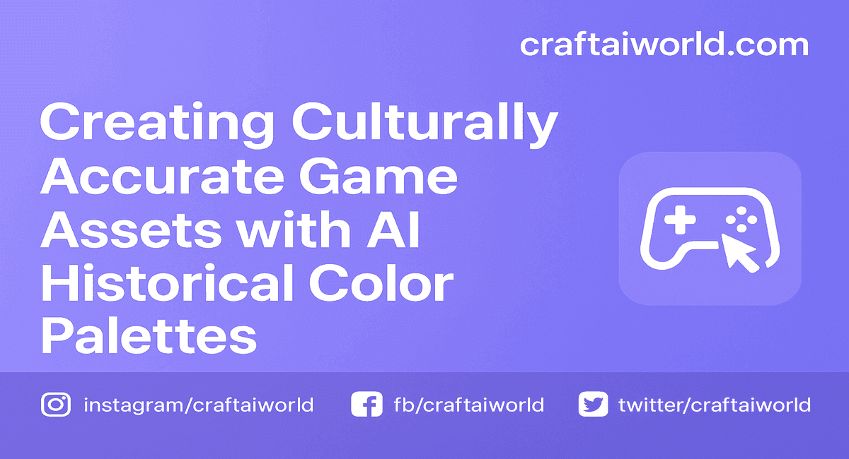 Creating Culturally Accurate Game Assets with AI Historical Color Palettes
