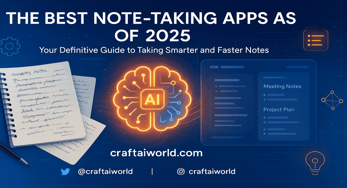 What Is the Best AI Note-Taking App (2025 Guide)