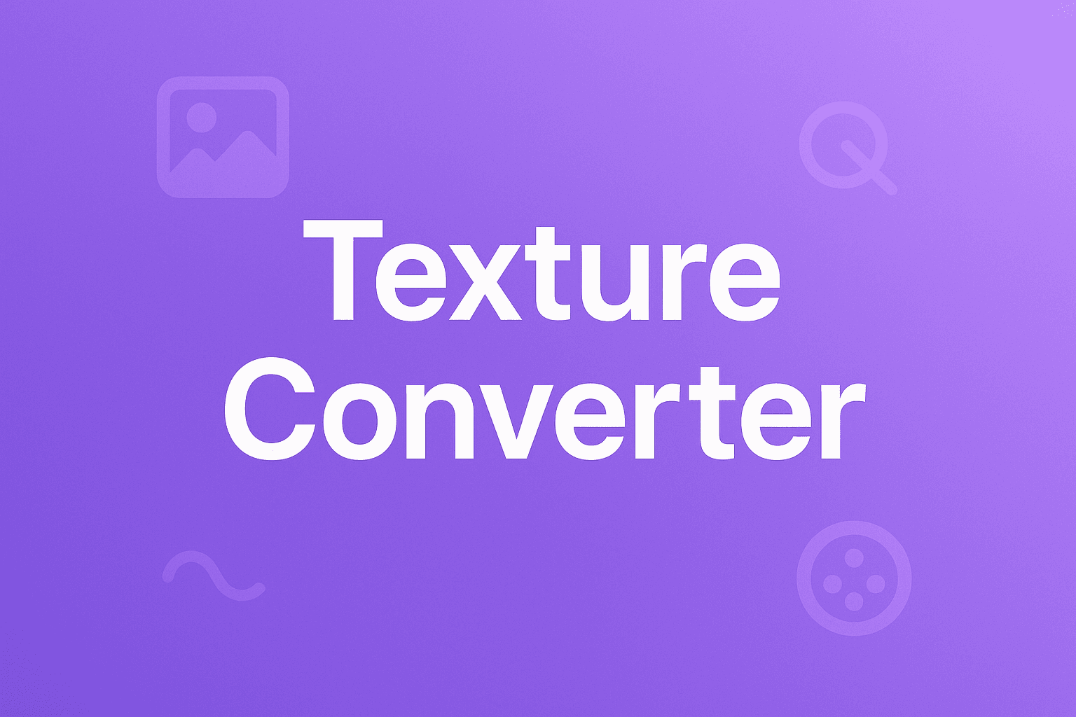 Texture Converter tool preview