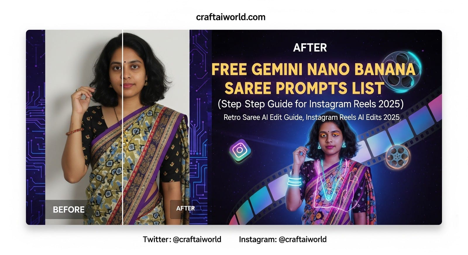 Gemini Nano Banana Saree